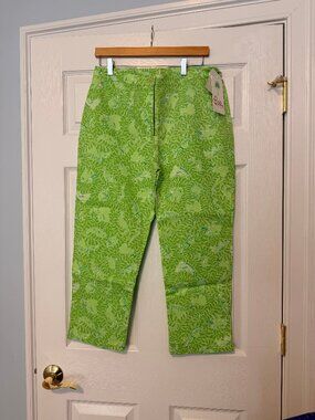Lilly Pulitzer Vintage Pants (Green)- Size 10